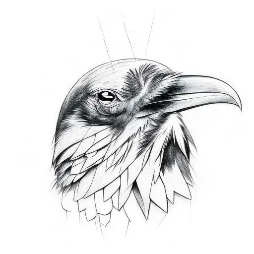 Raven Made Of Concrete