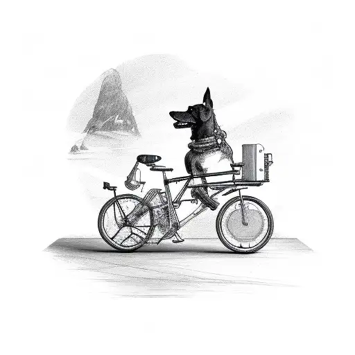 Date Of Birth With Dog And Bike