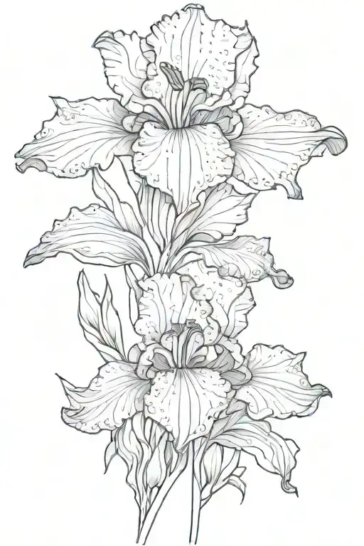 Iris Water Jaybird Dots