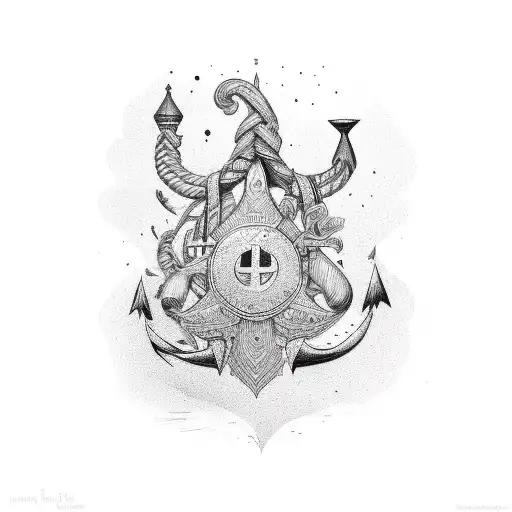 Neha Written In Anchor Design