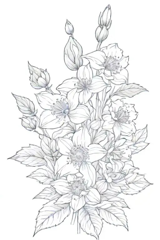 Birthflower October March Birth Flowers