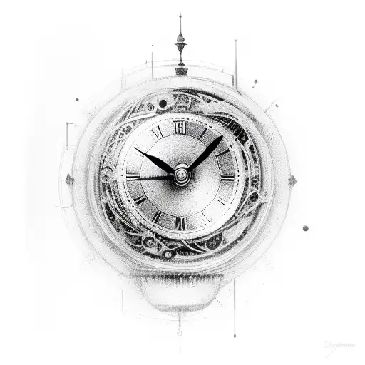 Time And Space Obsorbing A Clock