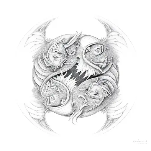 Angel And Demon Yin-yang