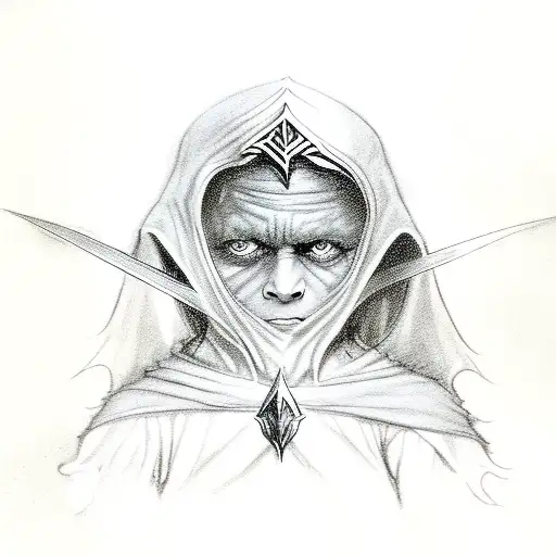 Lord Of Rings Wicthking Of Angmar Cartoon Ghost Costume Kid