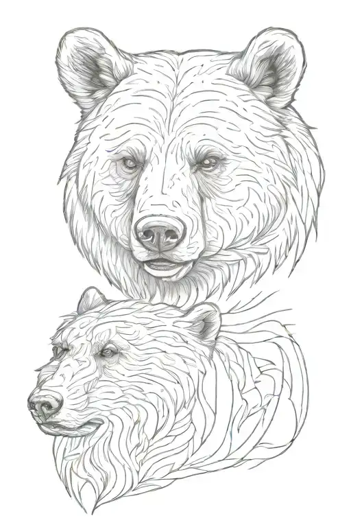 Realism Bear Head