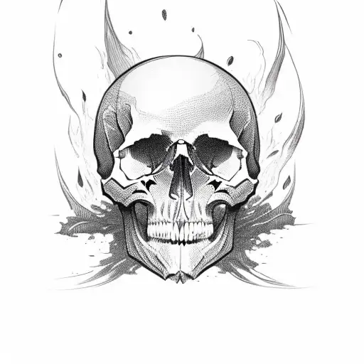 Skull On Fire