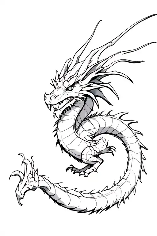 Dragon Small Simple Flying