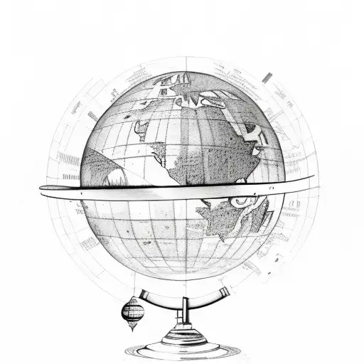 Globe With The World Is Yours Written On It
