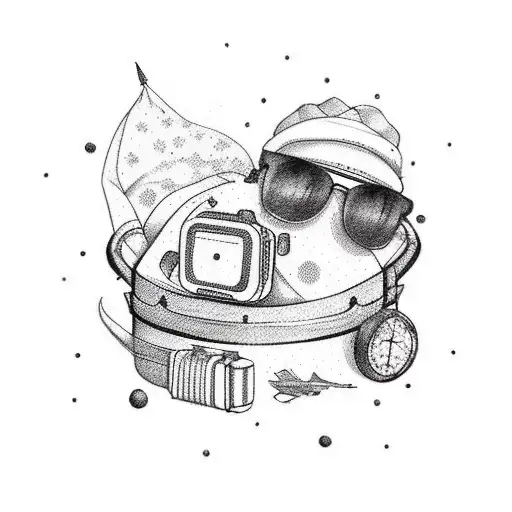 Travel Tattoo For Women