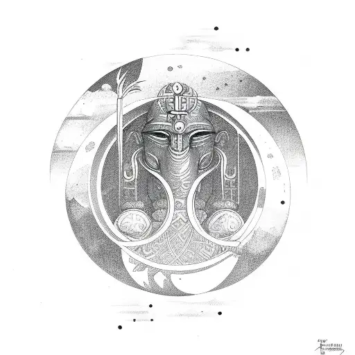Moon God Horus
