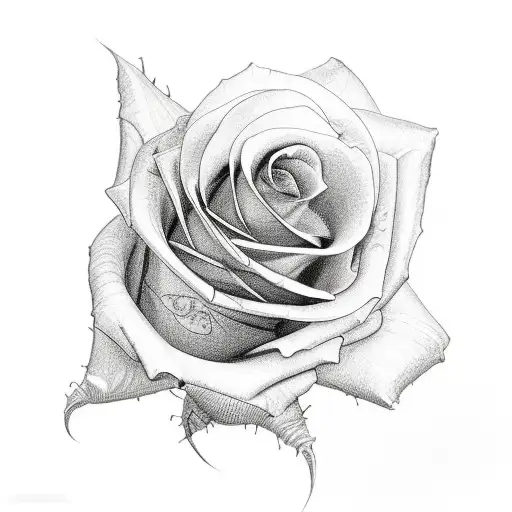 4 Roses Showing The Different Stages Of Life