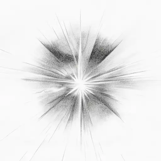 Star Shooting Through Clouds