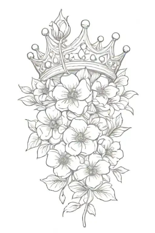 Crown And Buttercup Flowers