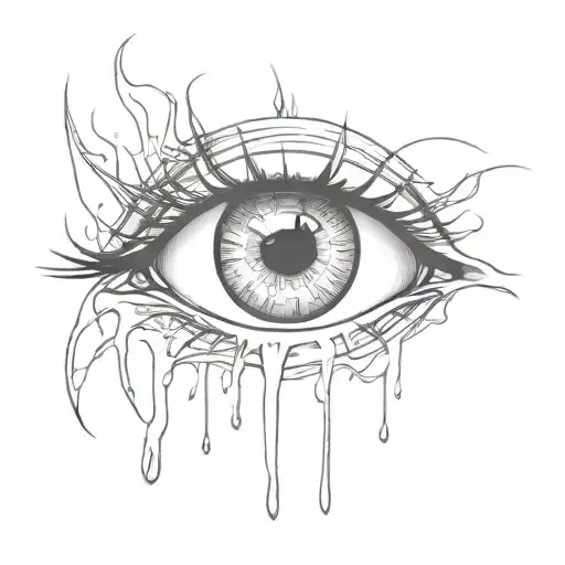 Goth Bleeding Eye