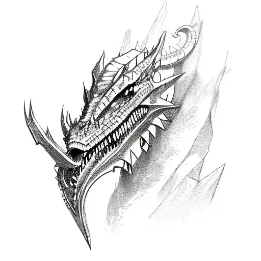 Skyrim Dragons With Trees And Mountains