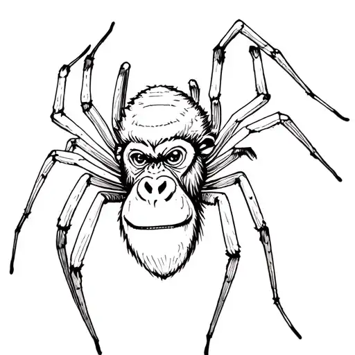 Spider With A Monkey Face