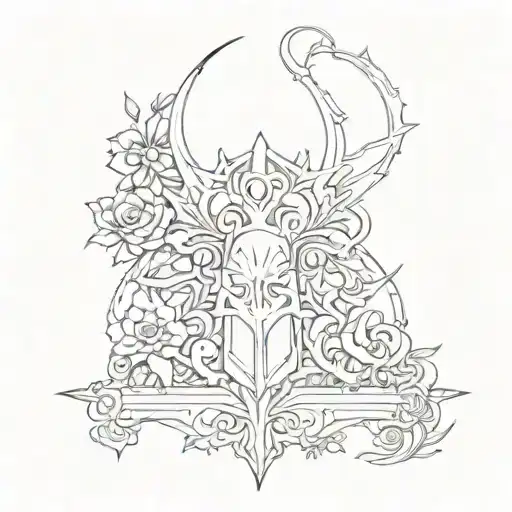 Gothic Tattoo For Back