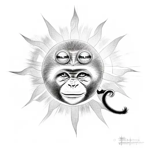 Monkey Holding The Sun
