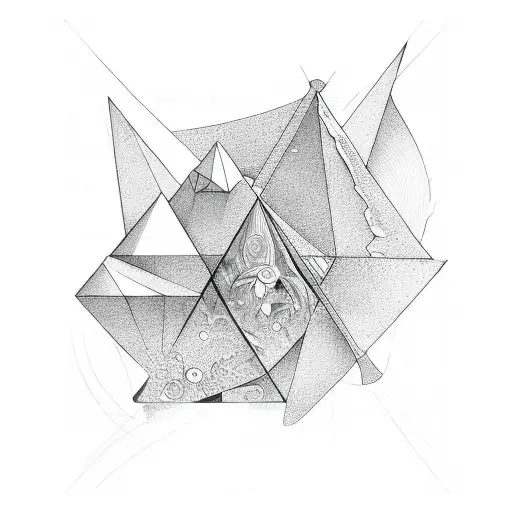 Geometric Forms With Water And Sea