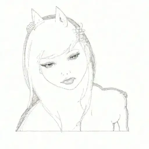 A Girl With A Unicorn Stuffed Animal