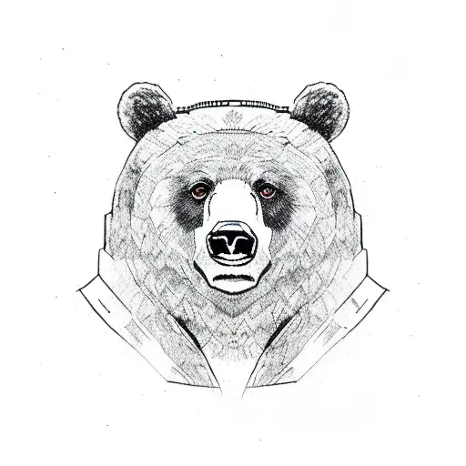 A Bear With A Doctor's Coat And Lemtes