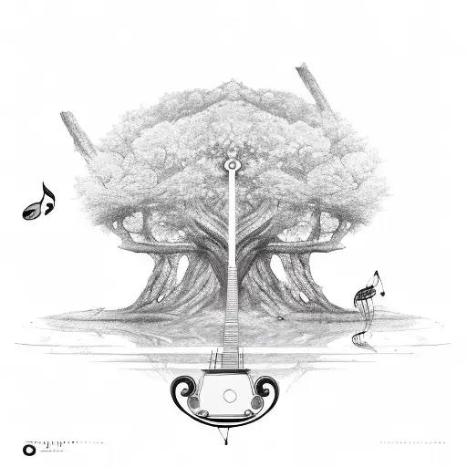Tree With Musical Instruments