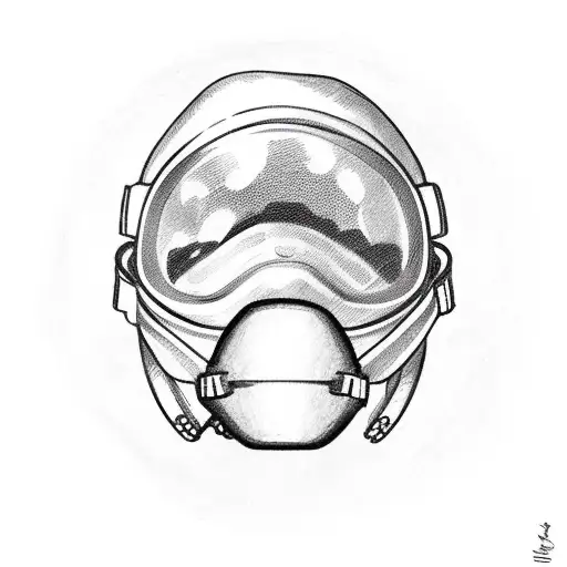 Turtle With Diving Mask