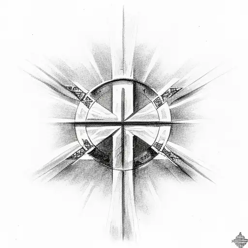 Christian Cross With Verse