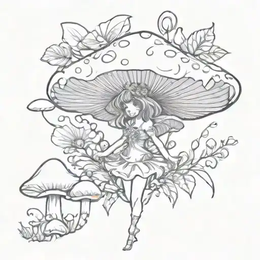 Trippy Mushroom Fairy