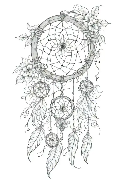 Dream Catcher Entangled In A Beautiful Scene Inspired By Trauma Survival