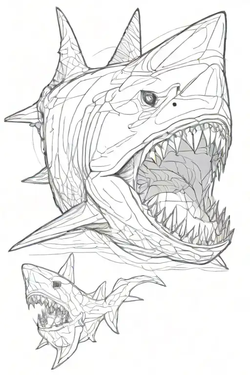 Military Shark Mouth Design