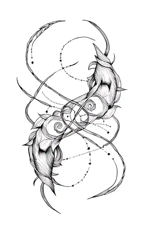 Gemini And Capricornband Aries Constellation Intertwined