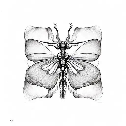 Skeleton Butterfly Hip Bone