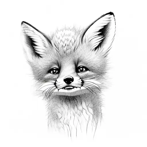 Baby Fox Tail With Flowers