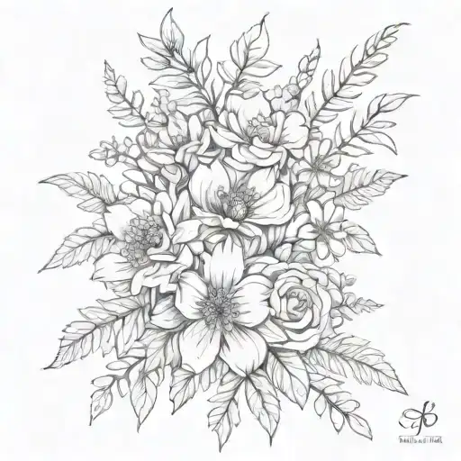 Birth Month Flower Bouquet