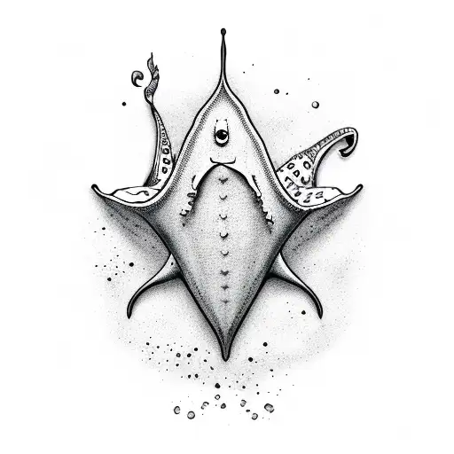 Stingray In The Ocean