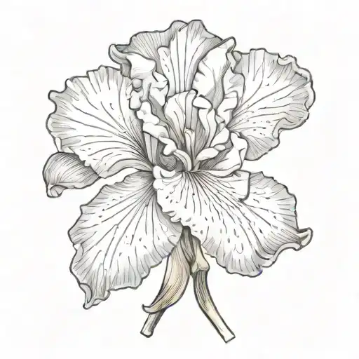 Flower With Eyeball Iris