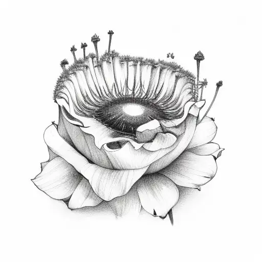 Everything Happens For A Reason Written In Cursive With May Birth Flowers