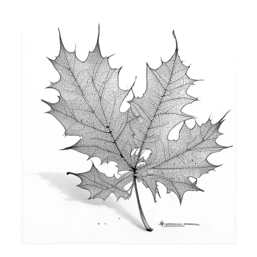 Quercus Palustris Leaf