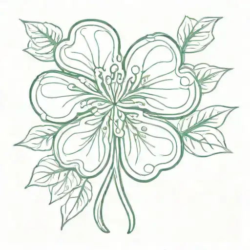 Four Leaf Clover And Down Syndrome Awareness