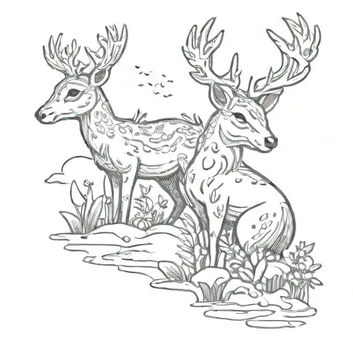 Beach Snow Deer Squirrel Love