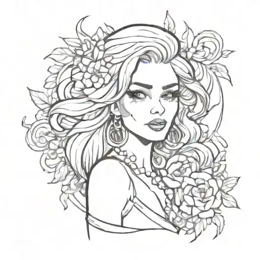 Caroline Cartoon Style