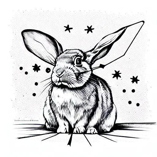 Rabbit With A Star