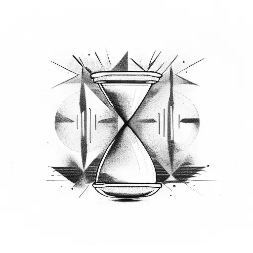 Hourglass With Heart