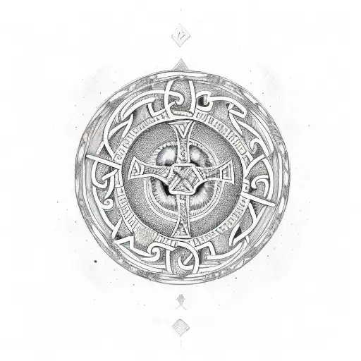 Nordic Viking Vegvisir Calf