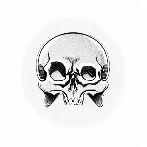 Skull With Microphone