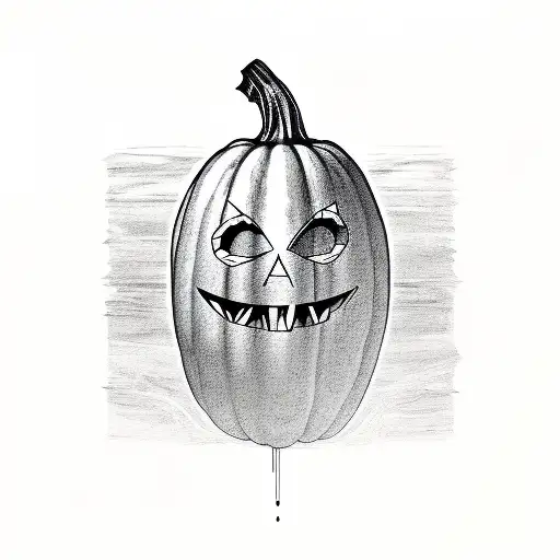 Sheet Ghost With A Pumpkin Head