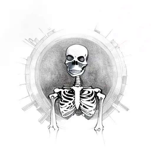 Whole Skeleton Driving Car