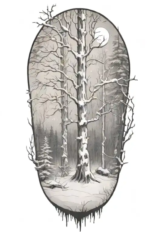 Blizzard Snow Forest