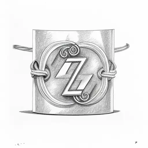 Bracelet In Form Of The Letter Z